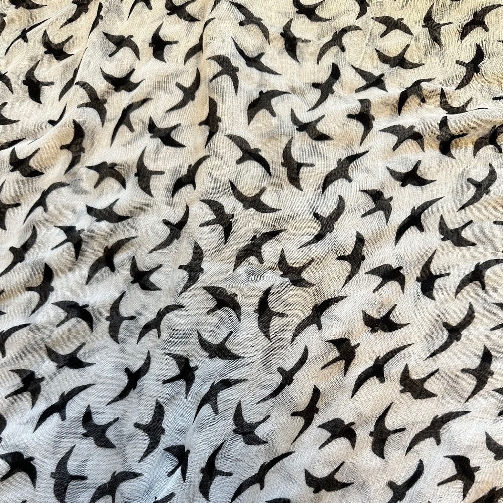 Bird Design Infinity Scarf - Picture 3 of 14